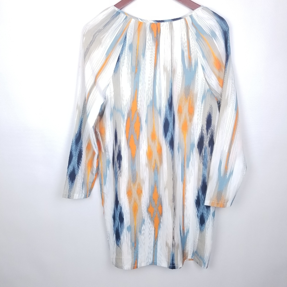 Charming Charlie New Ikat Tunic Shirtdress Med - Picture 7 of 8